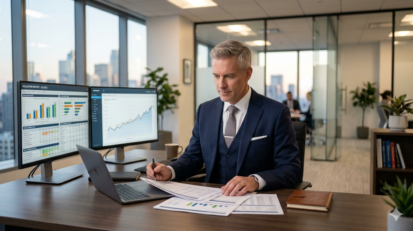 Imagen profesional de un consultor senior de M&A