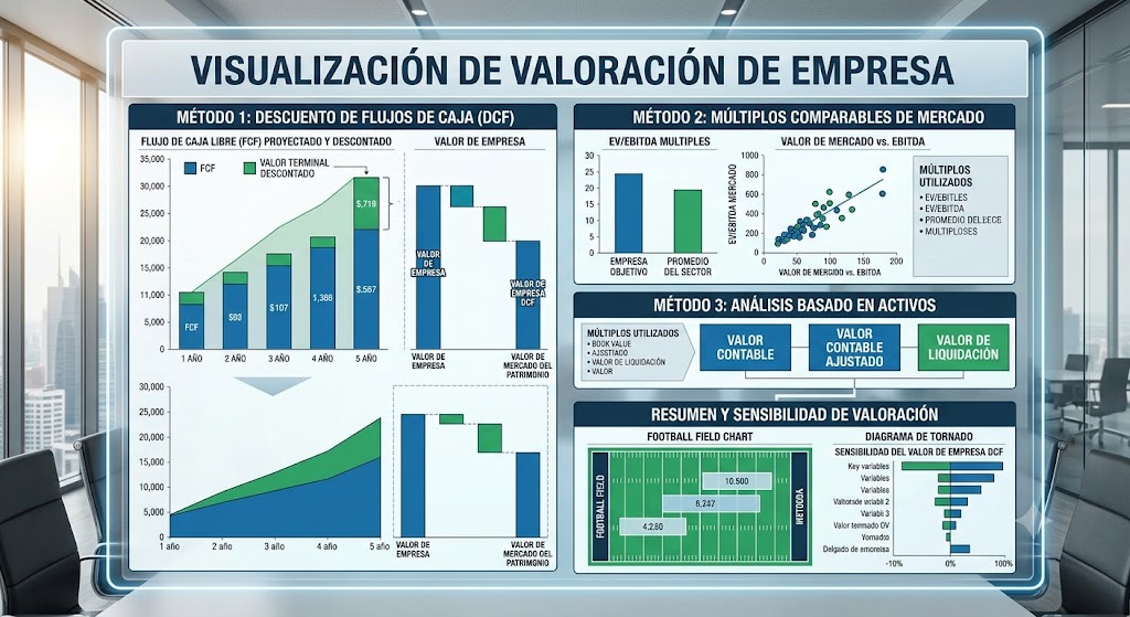 Métodos de valoración de empresas: ¿Cuánto vale realmente tu PYME?